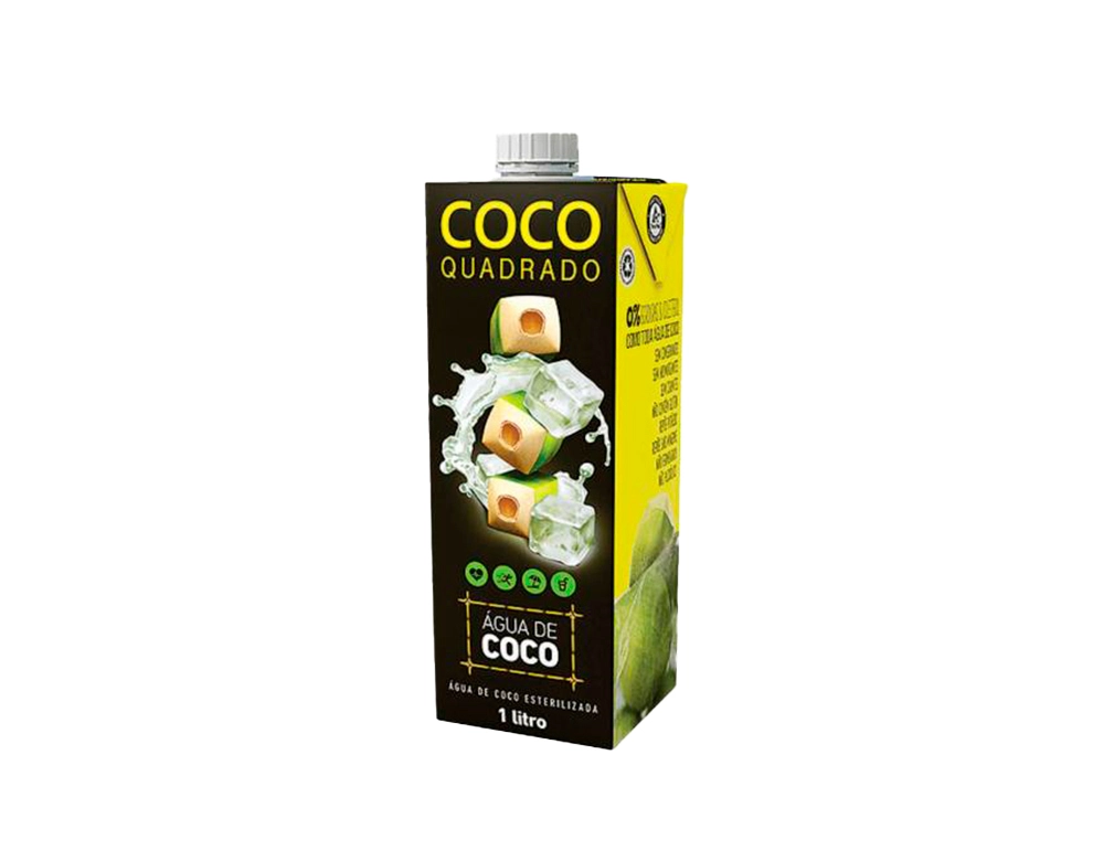 ÁGUA DE COCO GRANDE COCO QUADRADO 1 L (CX 12 UN)